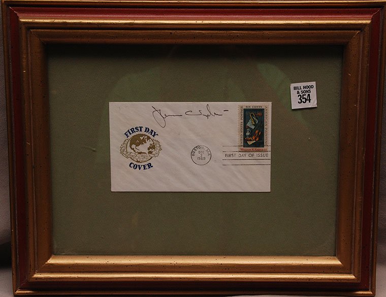 Jamie Wyeth signed 10th day cover U.S stamp: Jamie Wyeth signed 10th day cover U.S stamp