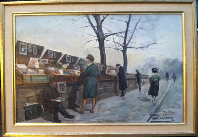 Alfredo Palmero de Gregorio, Spanish, 1901 – 1991. Fram: Alfredo Palmero de Gregorio, Spanish, 1901 – 1991. Framed oil painting on canvas in excellent condition. In frame approx. 23 ½ x 33, image size approx. 28 ½ x 18 ½ signed