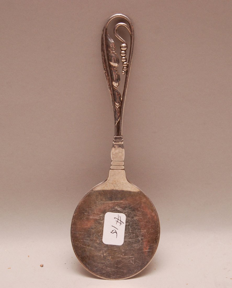 Georg Jensen tomato server, 6"L: Georg Jensen tomato server, 6"L