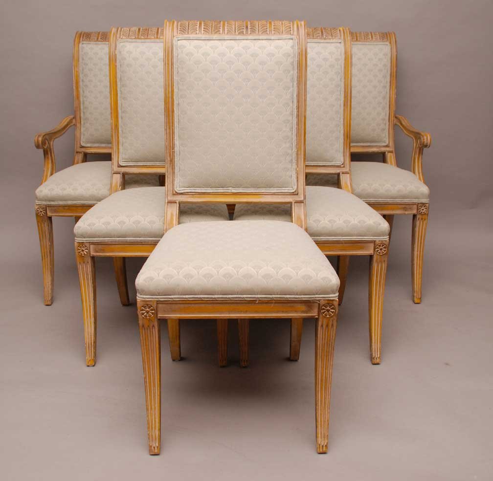 Set of 6 vintage dining chairs: Set of 6 vintage dining chairs