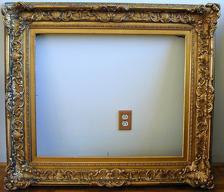 19thc American School Frame 30.25" x 25.25" Period gilt (1 of 7)