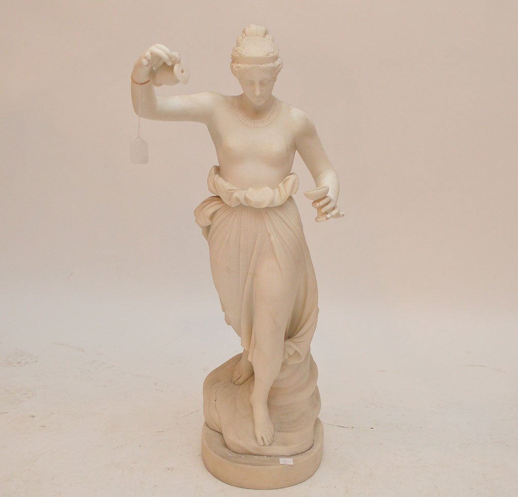 Florence Barranti Marble Sculpture.  Condition: losses (1 of 5)