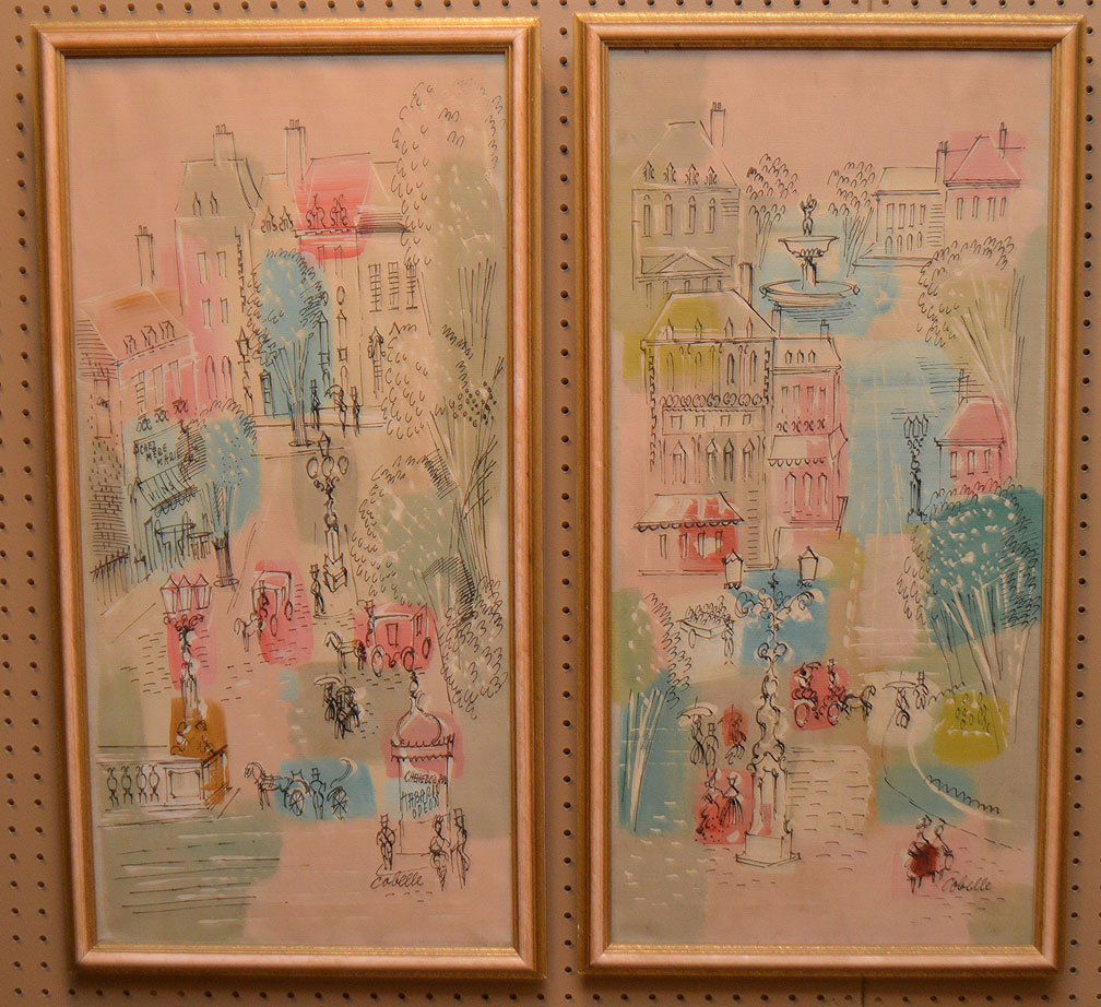 Pair of Charles Cobelle (FRENCH, 1902-1998) oil on (1 of 5)