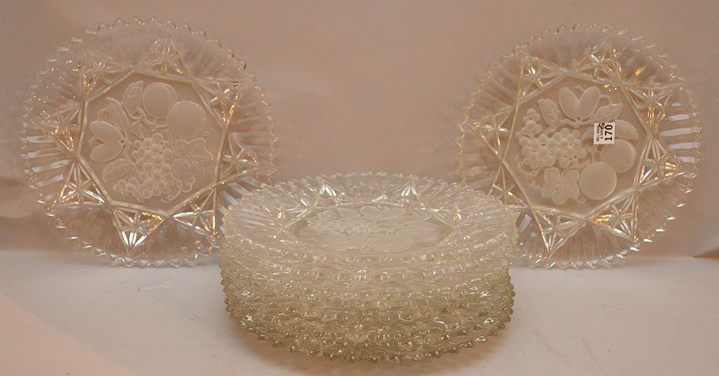 Magnificent set of stunning plates with fruit design at (1 of 2)