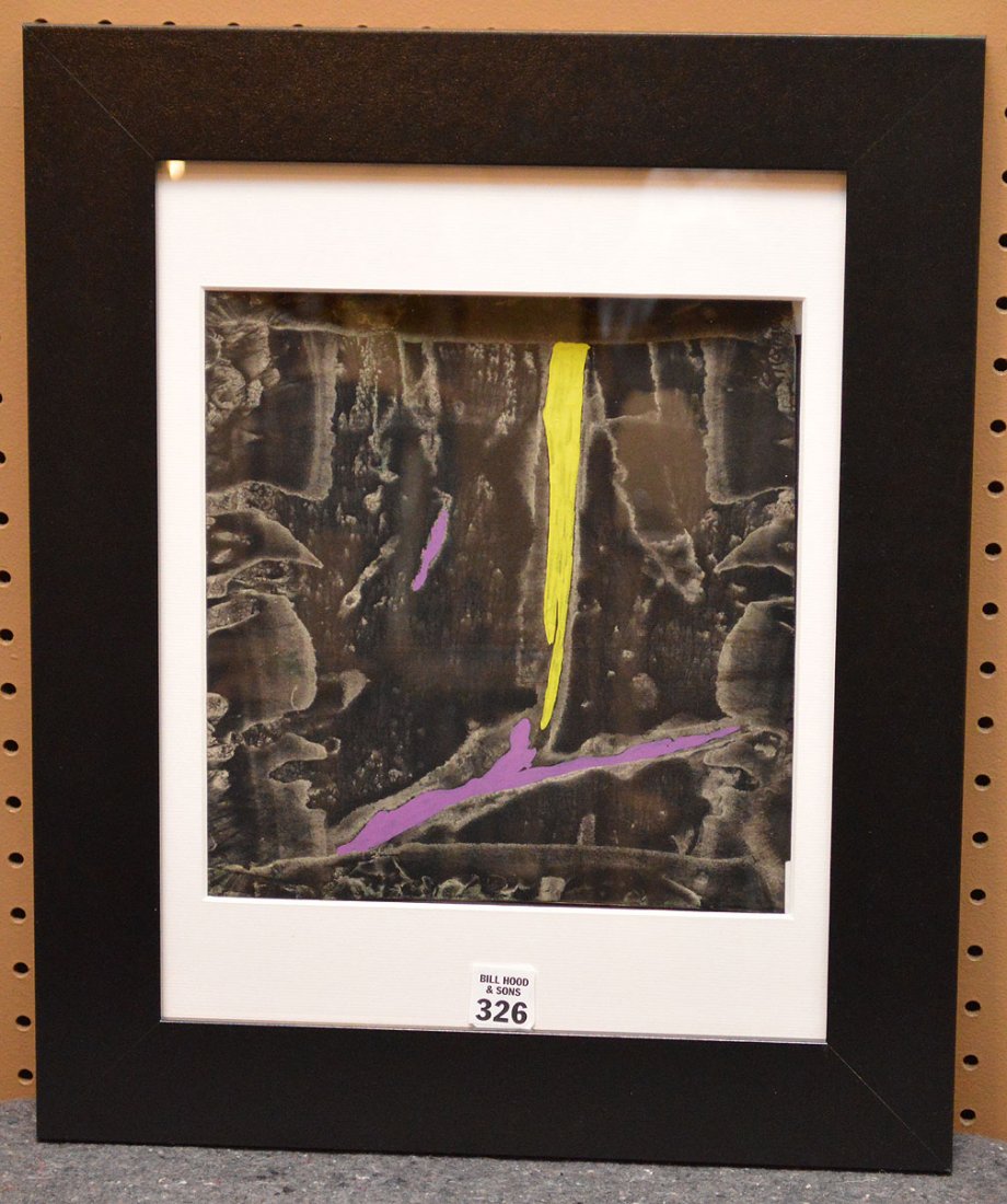 American School, abstract, 1950’s, gouache on paper, (1 of 5)