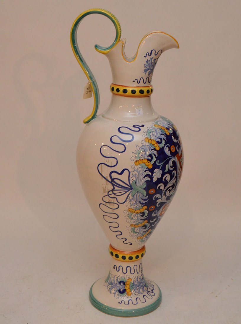 Oversized ceramic water jug, 45"h (1 of 6)