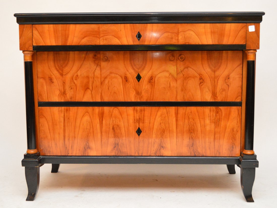 Biedermeier Commode, Munich, c. 1820, cherry veneer (1 of 10)