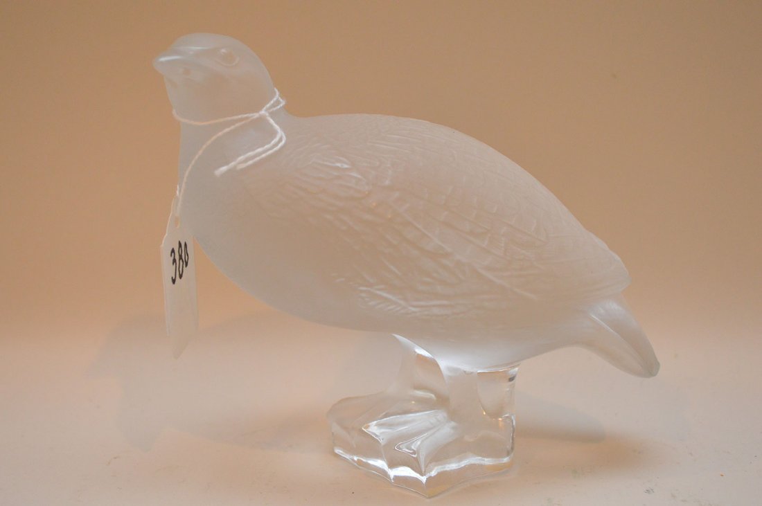Lalique dove, 5 1/8"h (1 of 3)