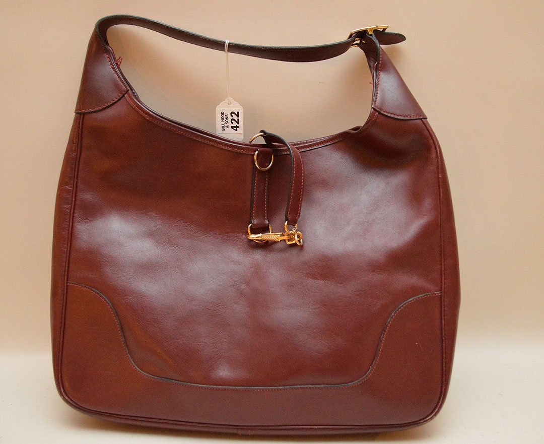 Hermes brown leather "Trim" bag (excellent condition) (1 of 4)