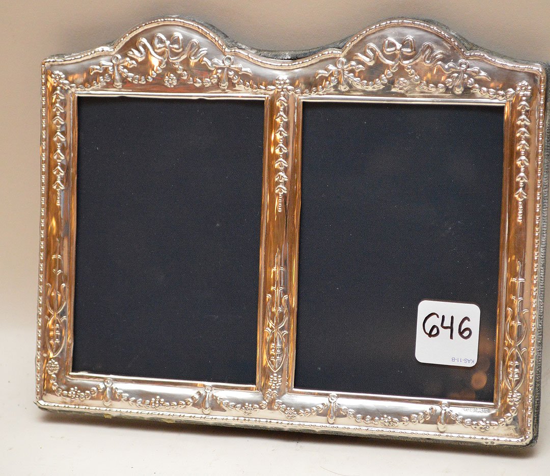 English Sterling Double Picture Frame retailed by Nina (1 of 3)