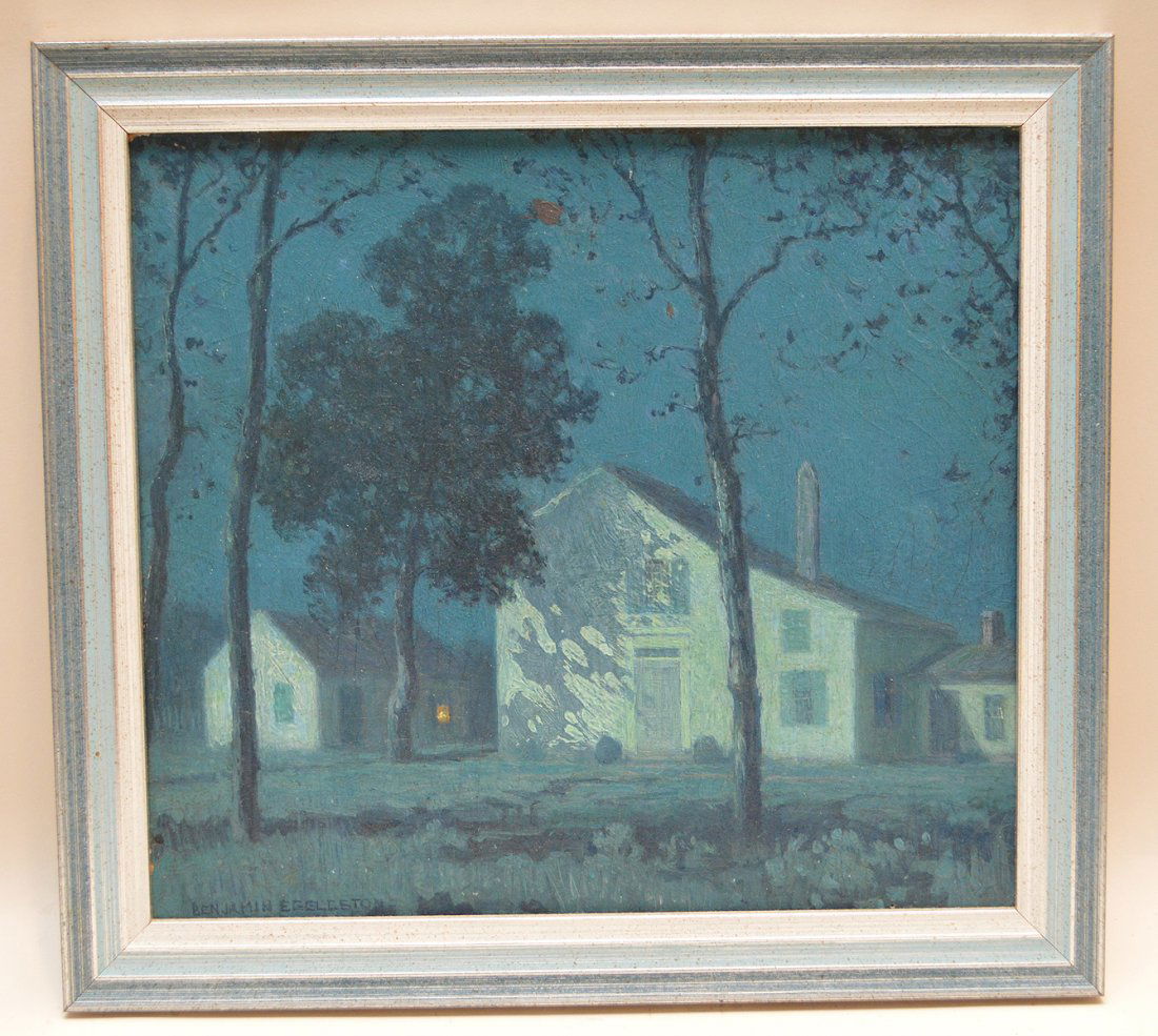 Benjamin Eggleston  (American 1867 - 1937) oil on (1 of 5)