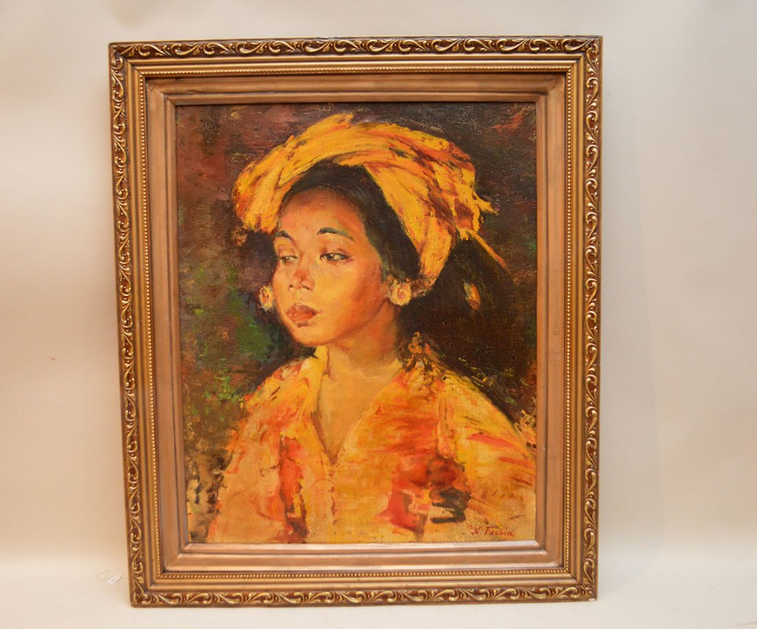 Attributed to Nicolai Fechin  (Russian 1881 - 1955) oil (1 of 5)