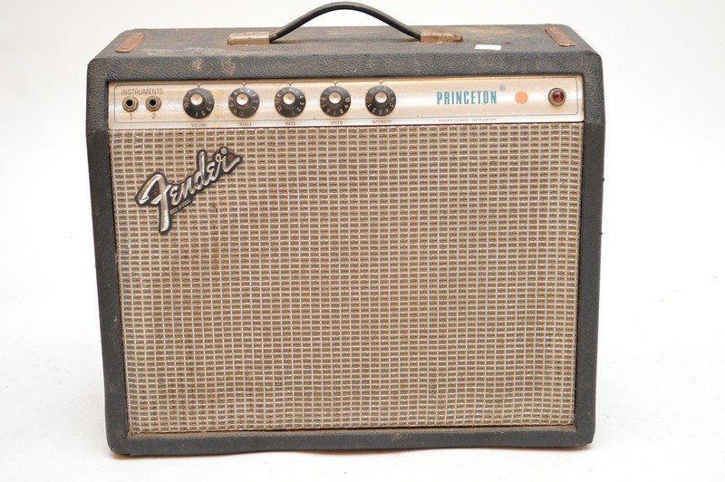 Fender Princeton Amp Mid 1970's Silverface.  Condition: (1 of 4)