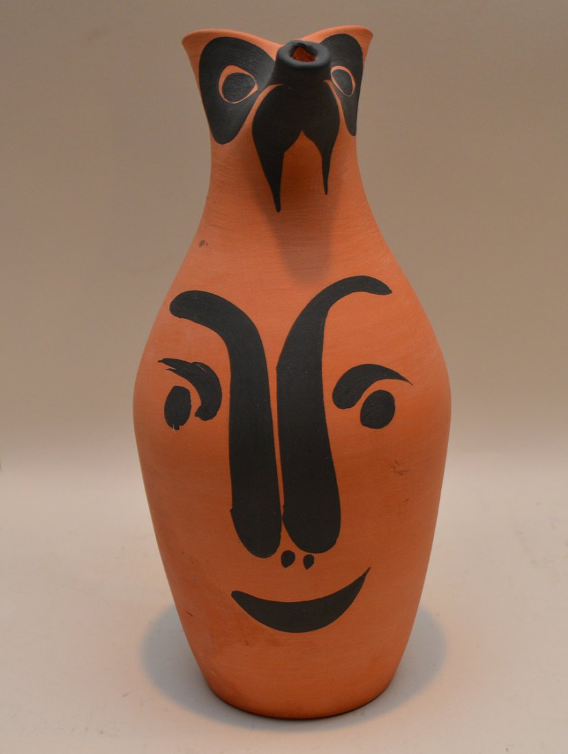 Pablo Picasso Yan Face 1963 Turned pitcher of red (1 of 8)