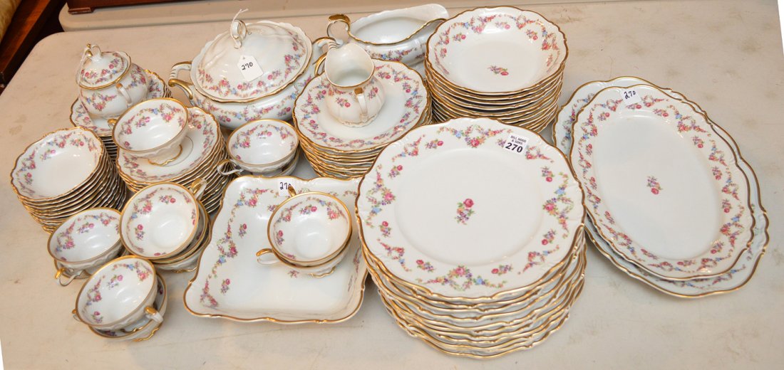 Bavarian china "Edelstein Pattern" (1 of 4)