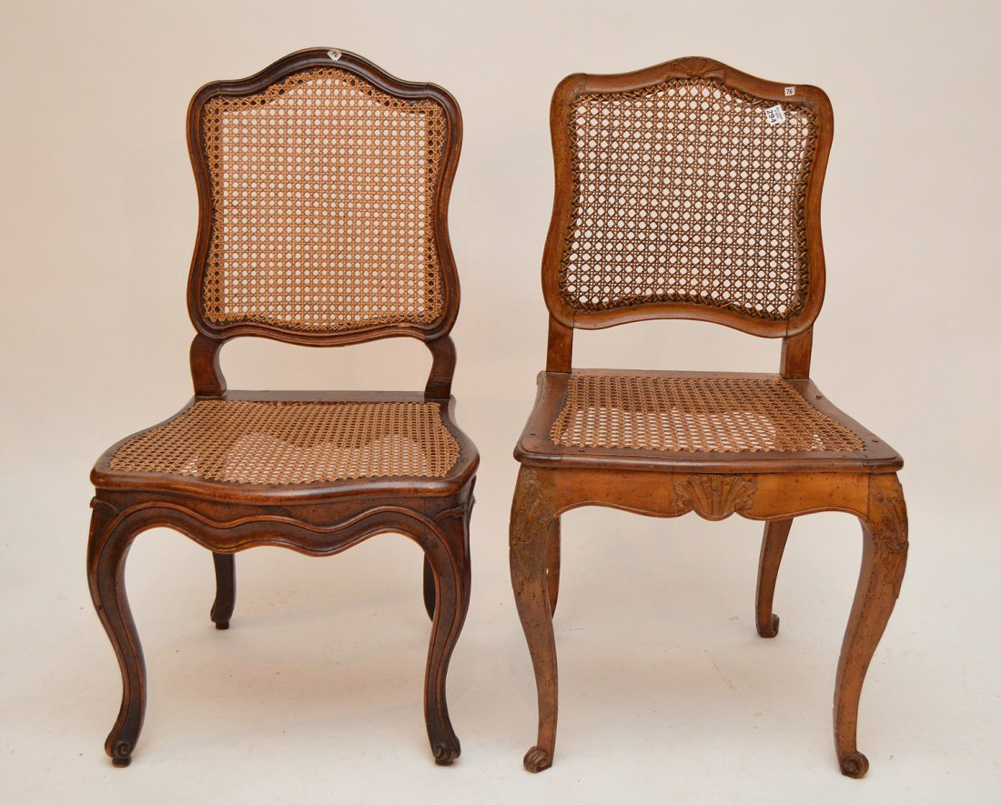 2 French caned side chairs (1 of 3)