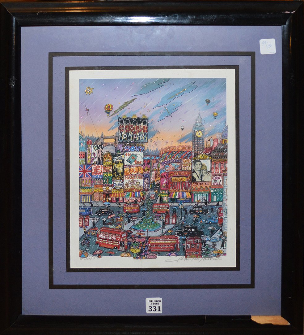 Charles Fazzino (AMERICAN, 1955) 3d PoP Art, mounted in (1 of 6)