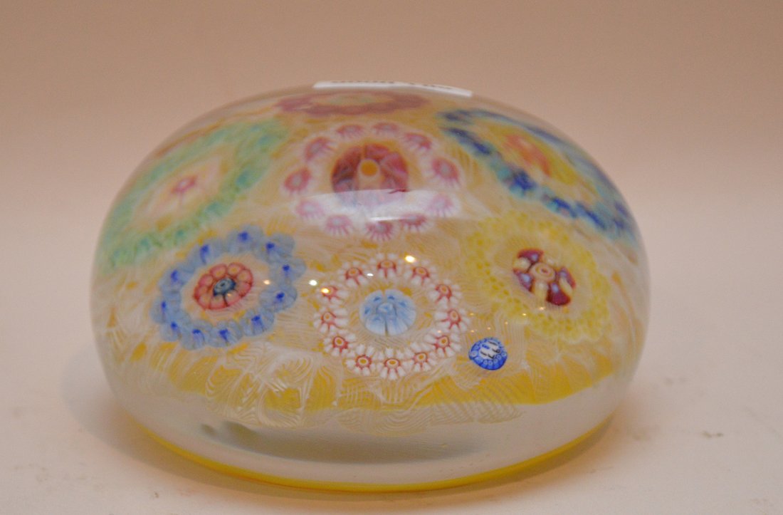 Baccarat Paperweight Signed on the bottom. Dia. 3 5/8" (1 of 4)