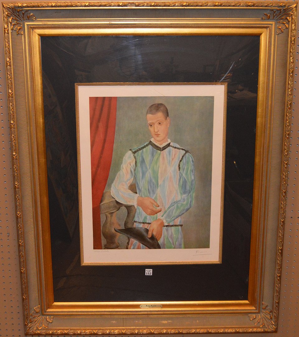 After Pablo Picasso Spain/France 1881-197 ”Harlequin” (1 of 7)