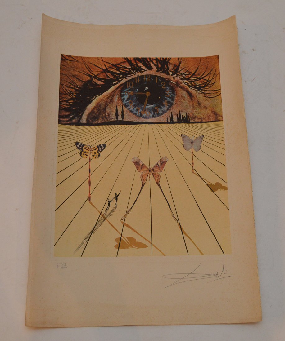 Salvador Dal (SPANISH, 1904-1989) The eye of the (1 of 4)
