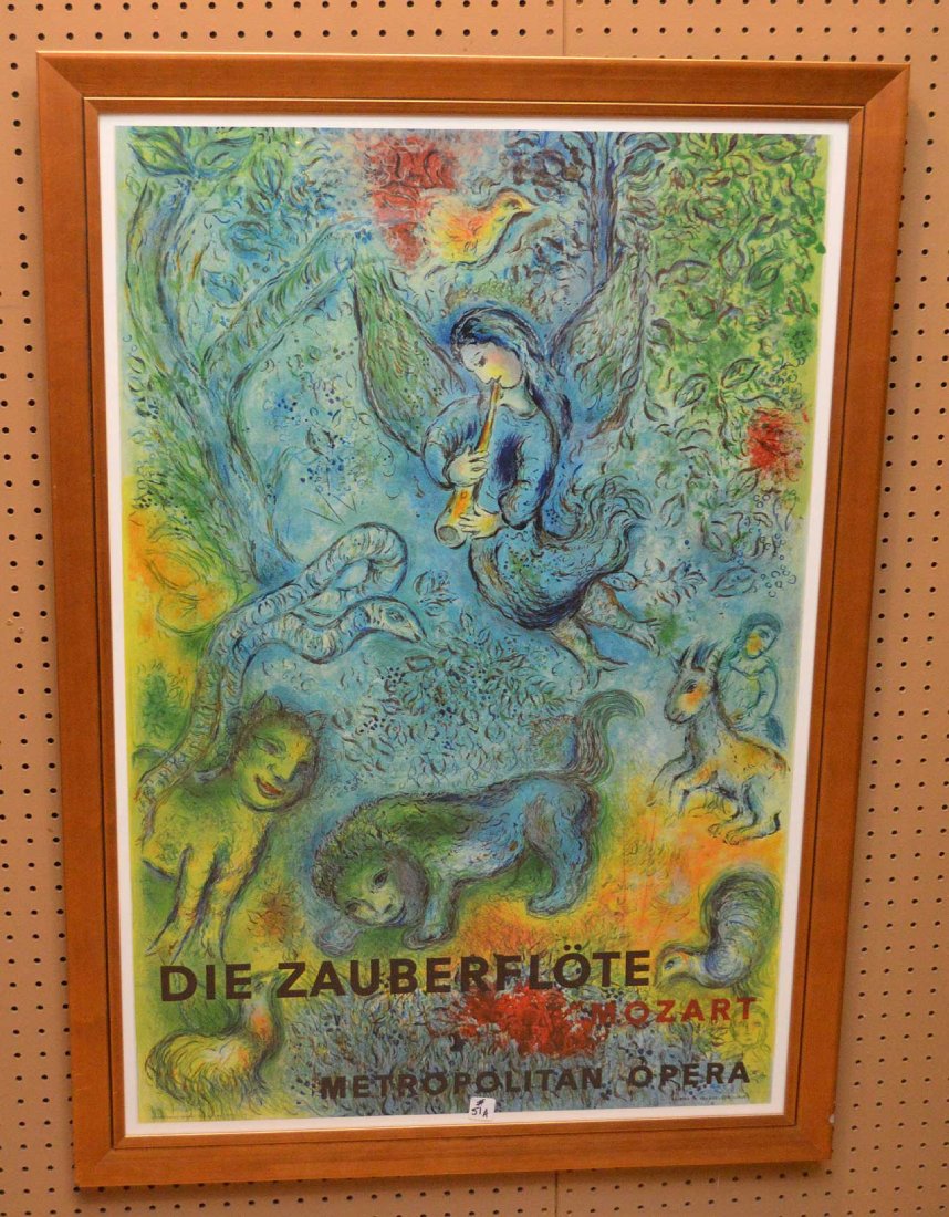 Marc Chagall Lithograph poser Magic Flute (1 of 5)