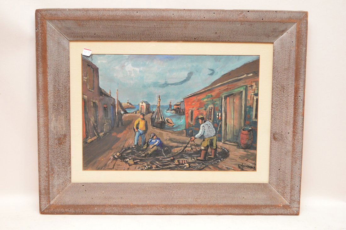 Pair of Watercolor Paintings by Gerrit Hondius (1 of 8)