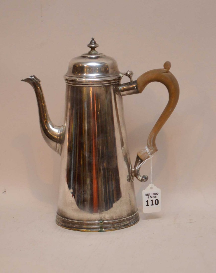 Sterling Coffee/Teapot by Robert Ensko.  Ht. 10 3/4" (1 of 1)