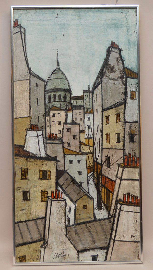 Charles Levier (French/American, 1920-2004) oil on (1 of 5)