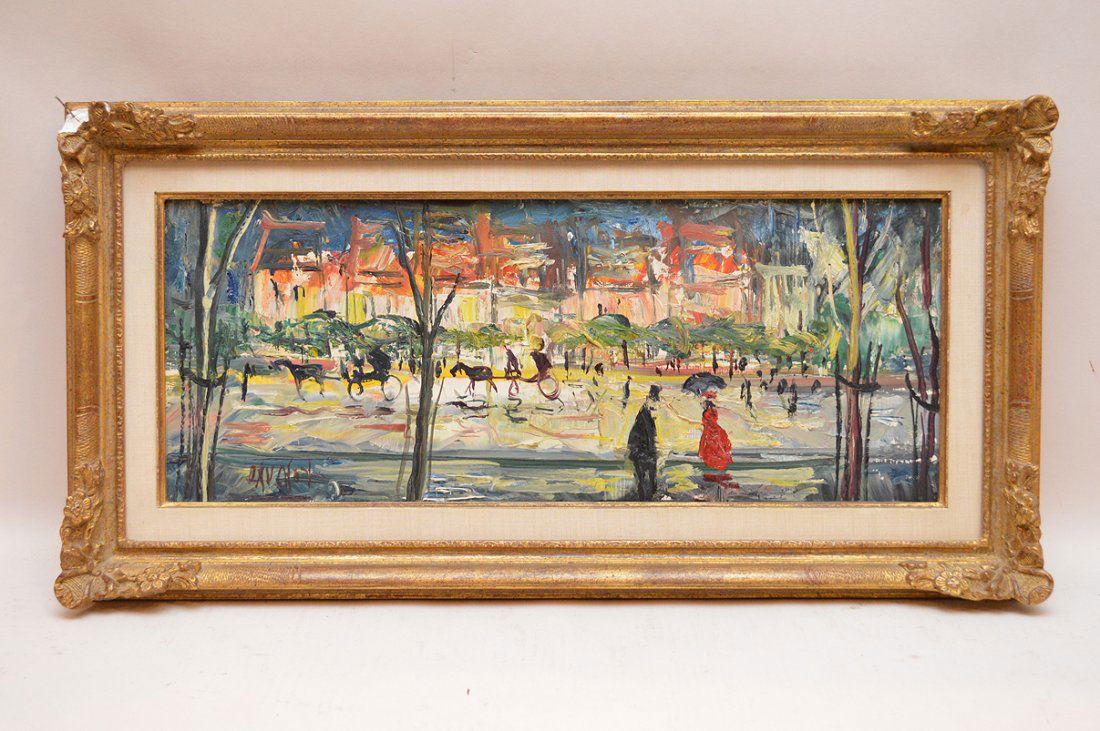 Gabriel Dauchot (French, 1927-2005) oil on canvas, (1 of 6)