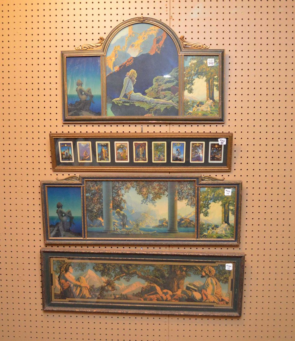 4pcs. Vintage Maxfield Parrish Lithographs incl: (1 of 4)