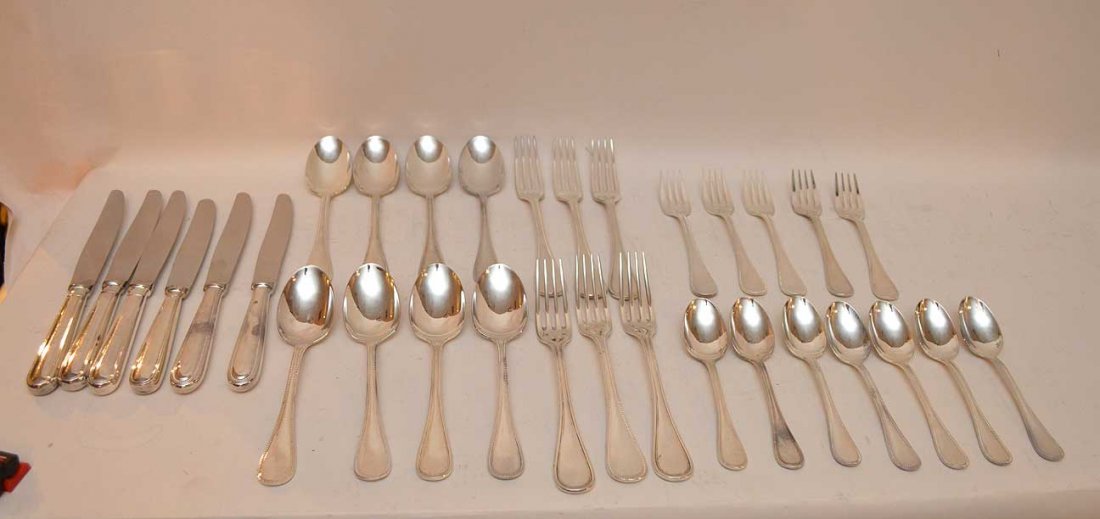 Christofle, France, 2 incomplete sets, incl; one set, 2 (1 of 8)