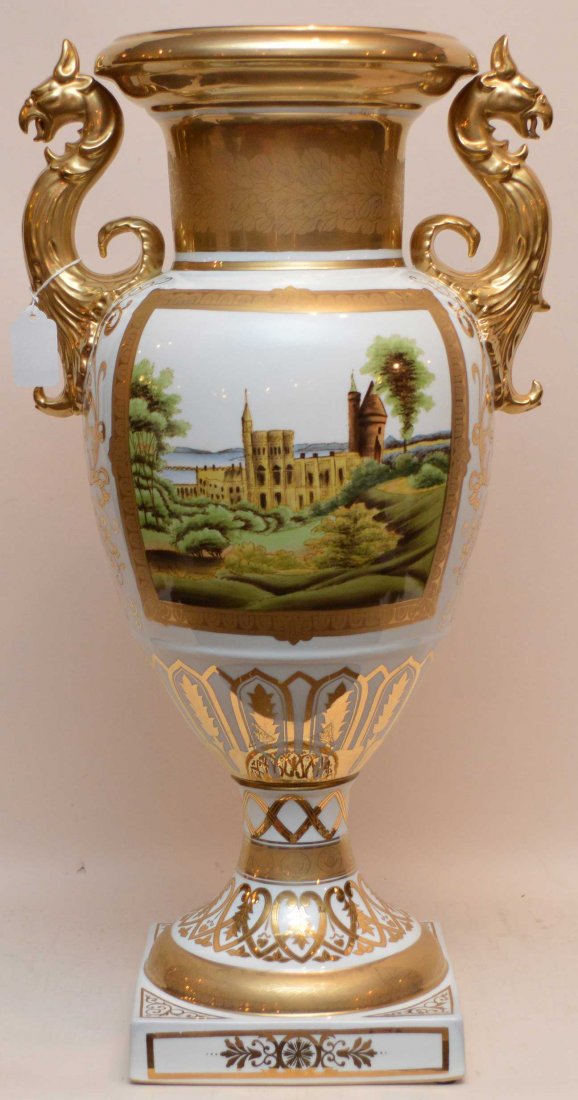 Large porcelain urn (1 of 9)