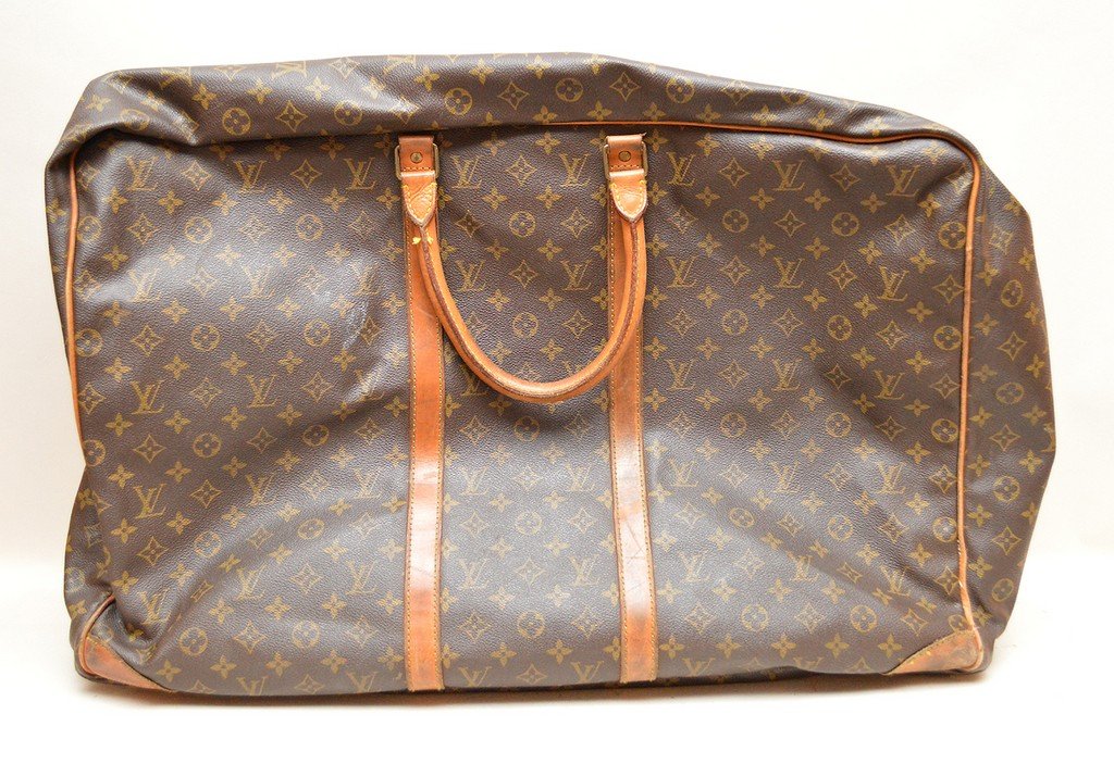Louis Vuitton soft sided suitcase, worn (1 of 3)