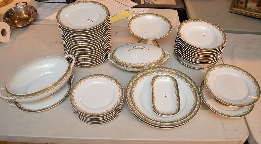Approximately 50 Pieces Limoges Porcelain. (1 of 5)