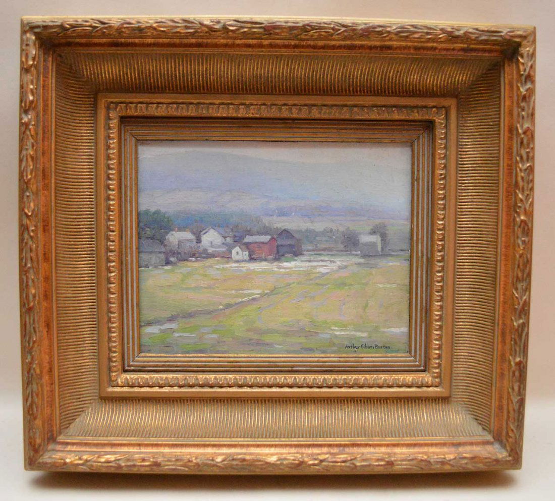Arthur Burton (American 1883 - 1969) Farm Scene (1 of 5)