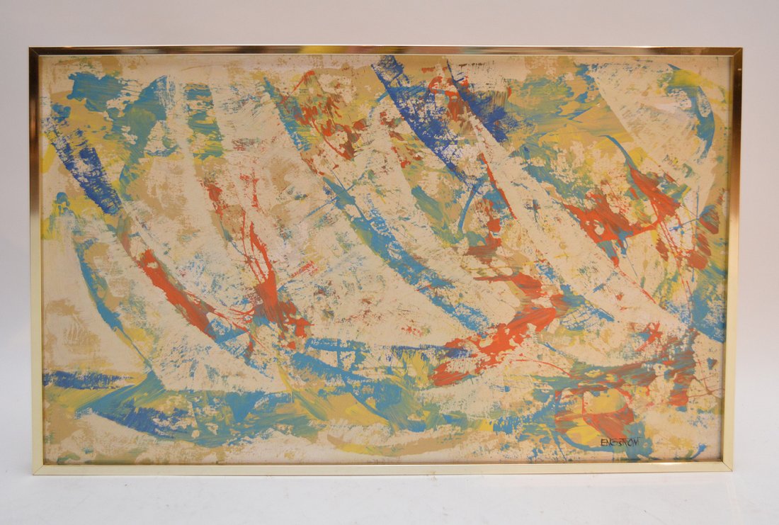 Martin EngstrÃ¶m (SWEDISH, 1955) oil on canvas, (1 of 4)