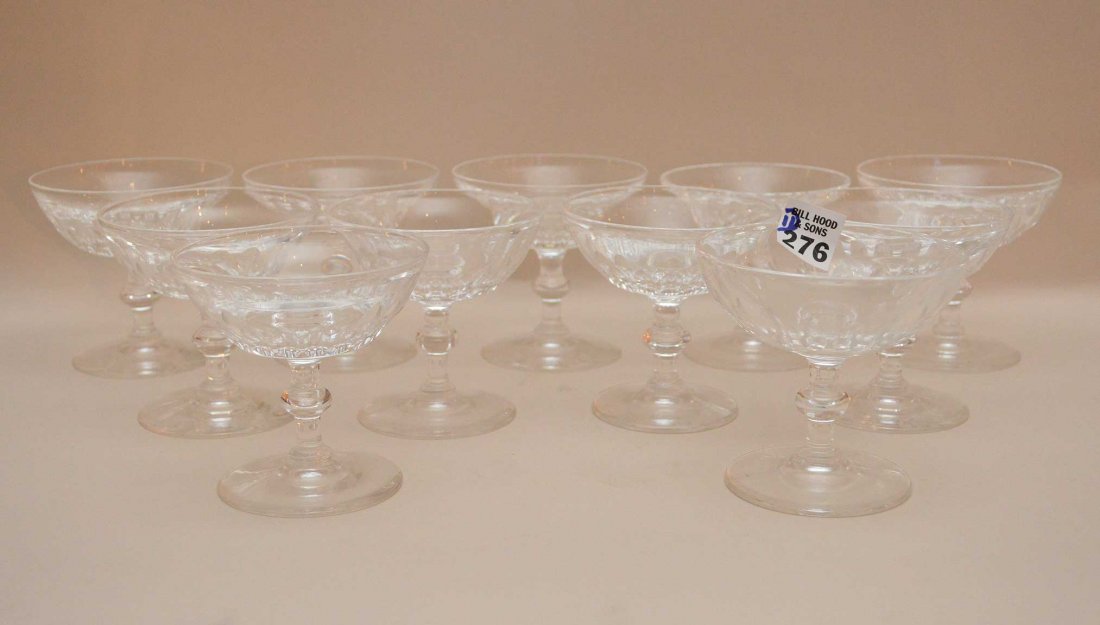 11 Steuben sherbets, 3 5/8"h (1 of 3)