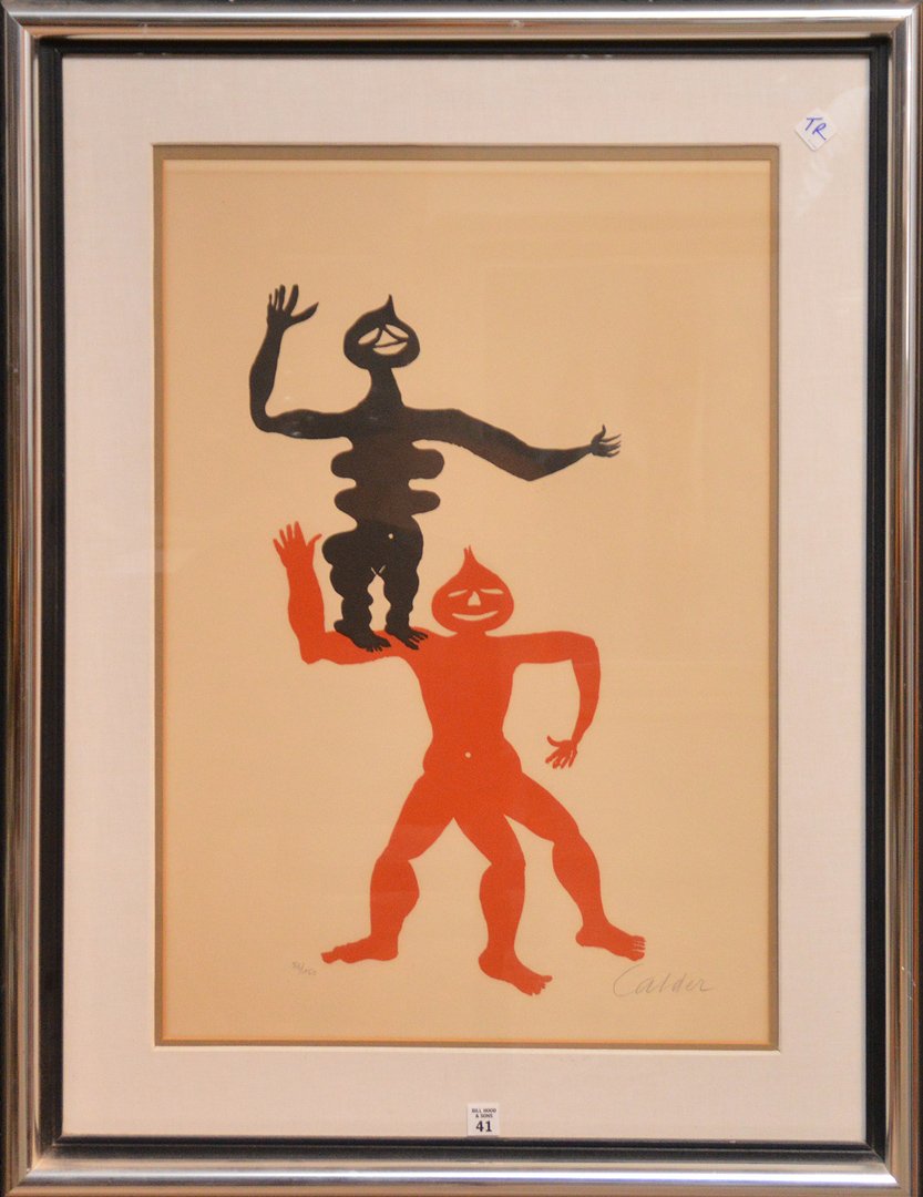Alexander Calder (American 1898-1976), Lithograph (1 of 6)