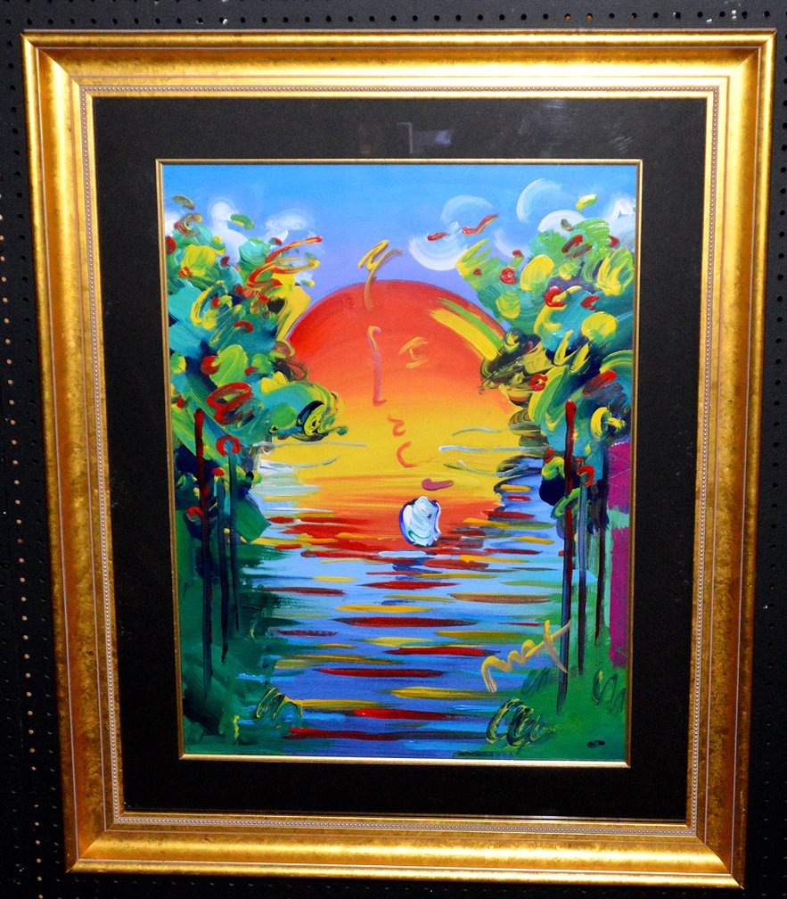 Peter Max (AMERICAN/GERMAN, 1937) Better World, mixed (1 of 4)