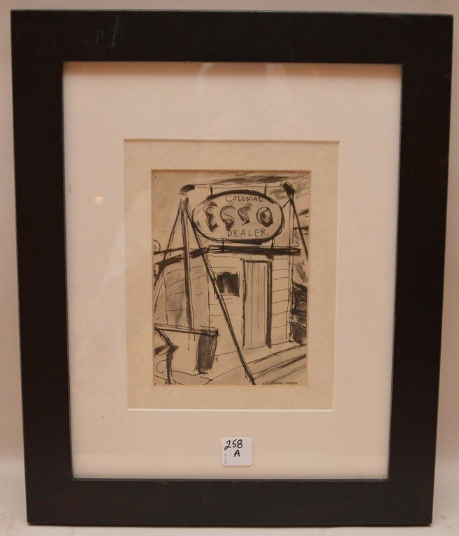 Attributed to Edward Hopper (American. 1882-1967) (1 of 6)