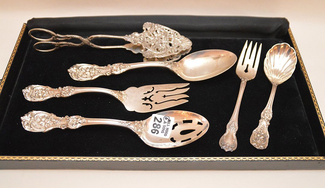 6pcs. Sterling flatware, incl; 4 pcs. Francis 1st (1 of 3)