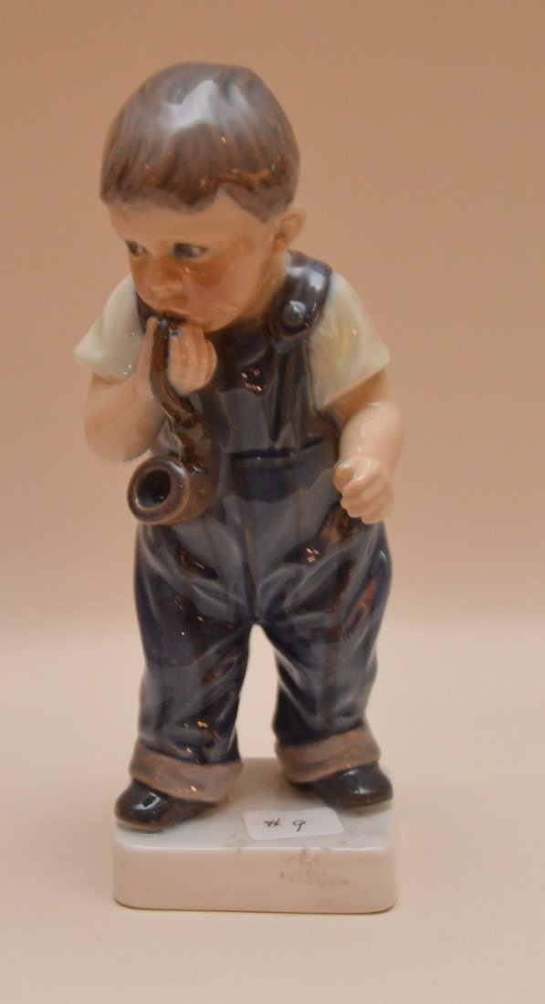 Dahl Jensen boy with pipe, 6 1/4"h (1 of 3)