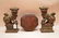 Antique Chinese Scallop Shape Lacquered Wood Bowl with