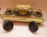 Antique Bronze Inkwell Lth 14". Together with two - 6