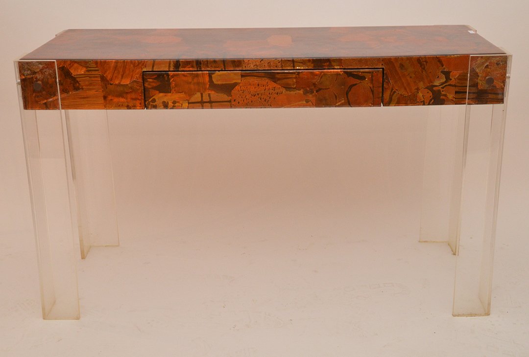 Modern desk with drawers, In Manner of Paul Evans, (1 of 6)