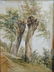 Jean Baptiste Corot (French 1796-1875) W/C Watercolor