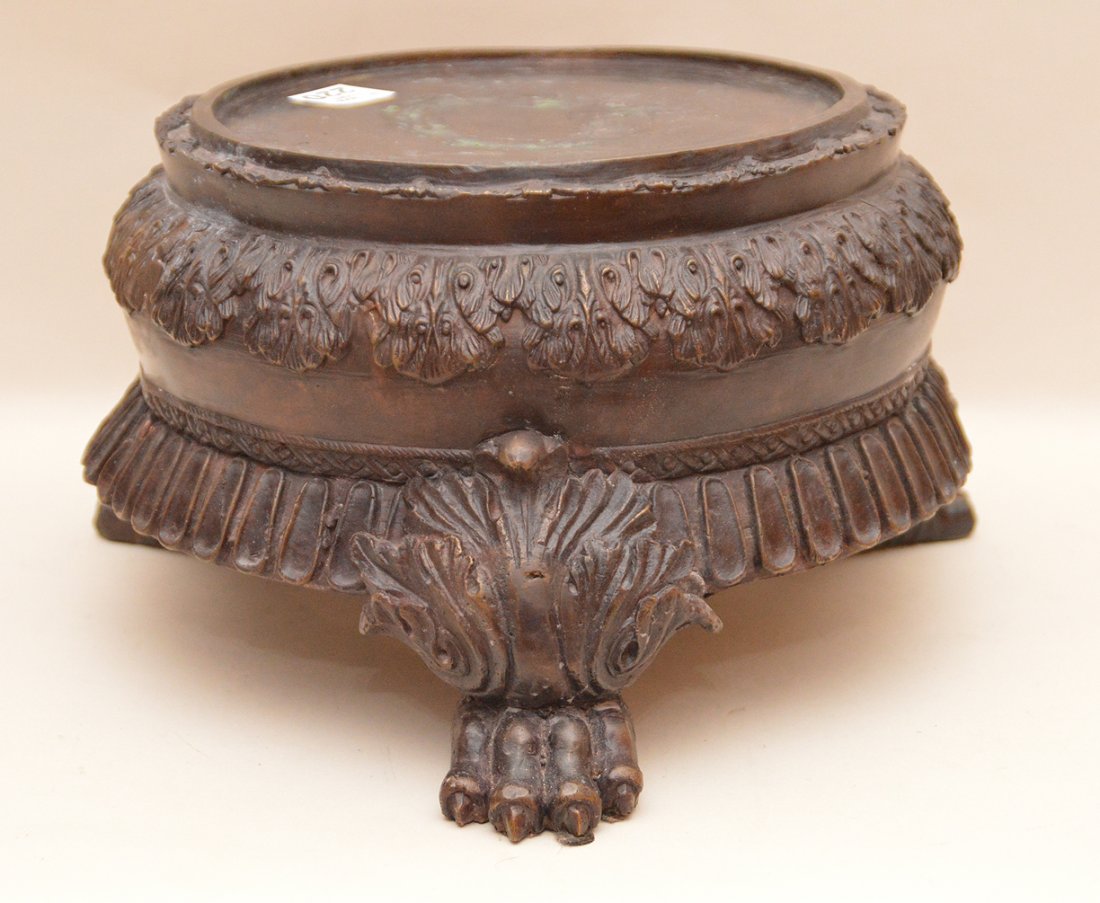 AMERICAN AESTHETIC MOVEMENT PERIOD BRONZE STAND RESTING (1 of 5)