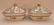 Pair two 19th c. Chinese Rose Medallion covered bowls, - 4