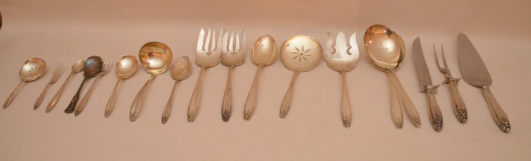 18 International sterling serving pieces, "Prelude", 26 (1 of 4)