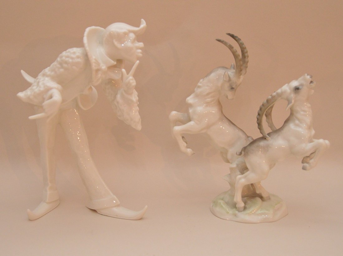 Hutchenreuther signed Jester (6 3/4"h) AND (1 of 6)